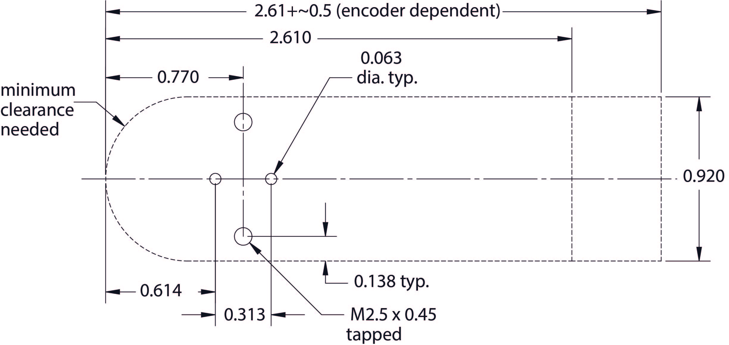 Manifold Mount Eclipse Valve Dimensions