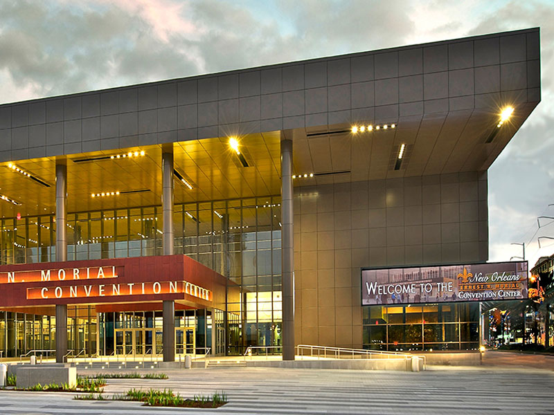 Ernest M. Morial Convention Center in New Orleans, LA