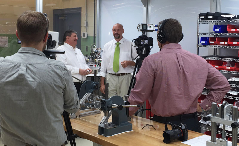 Filming Video About New PTFE Media Isolation Valves
