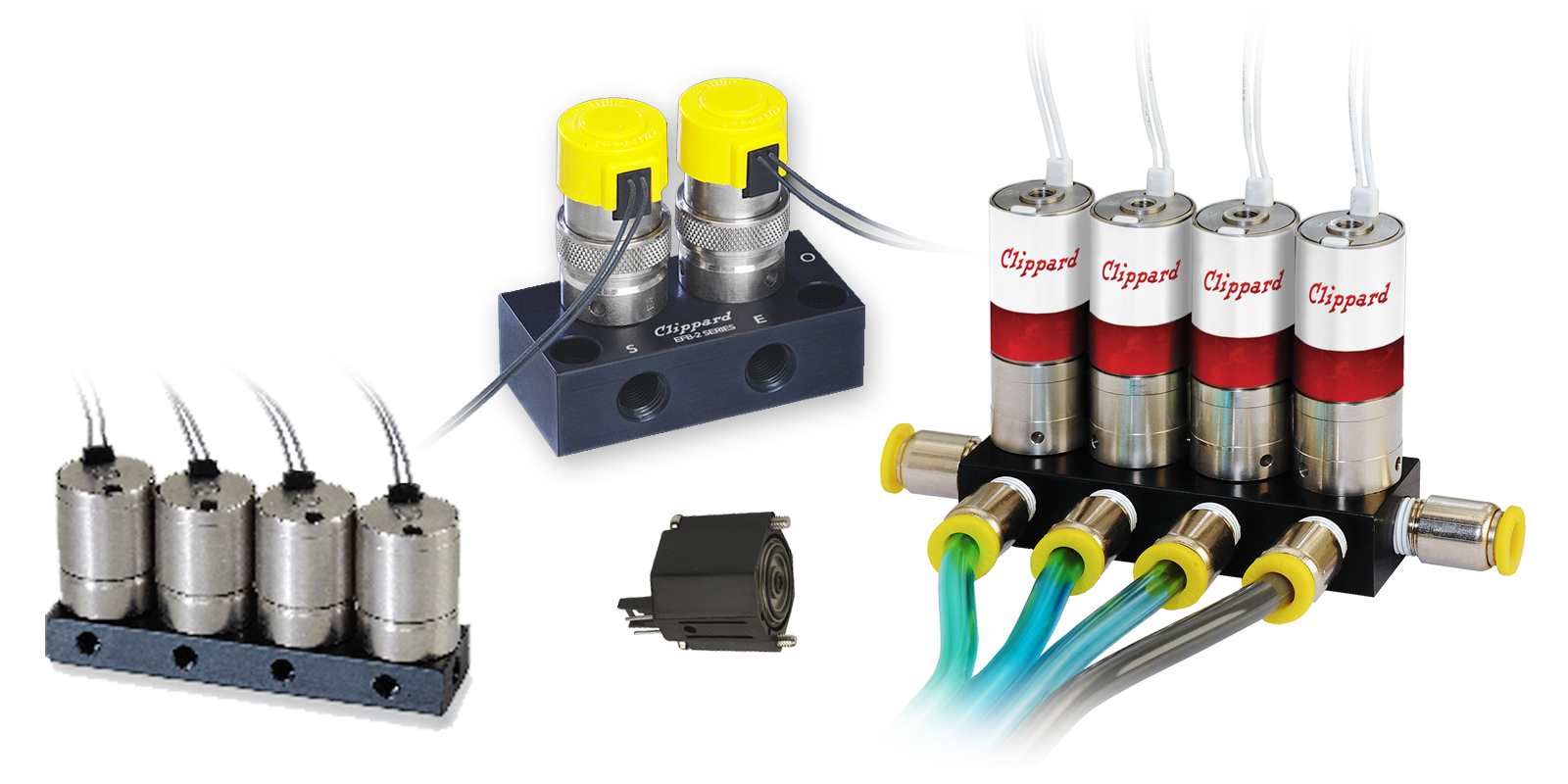 Hit and hold recommendations for Clippard EV, ES, EM , and DV valves