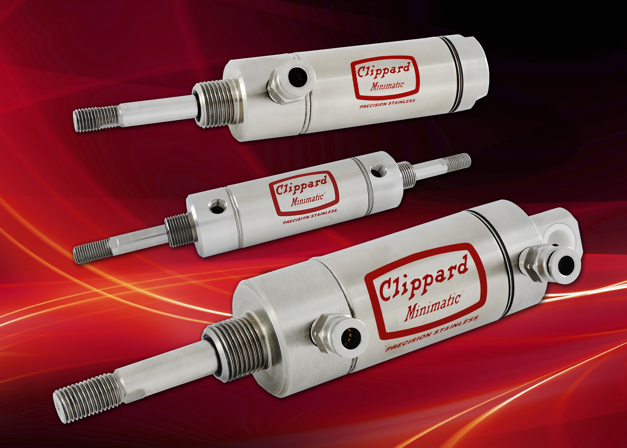 Clippard All Stainless Steel Cylinders for Caustic Environments