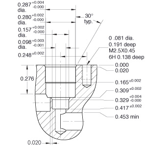 SVM Bore Drawing