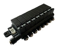 Special Clippard Valve Bank with Injection-Molded Manifold