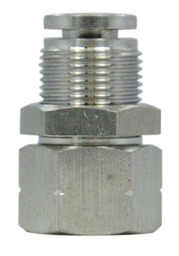 Stainless Steel Push-Quick Bulkhead Connectors